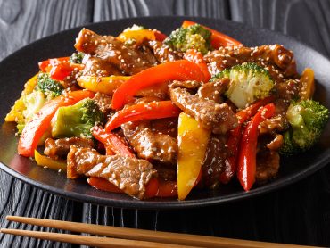 beef stir fry recipe banner